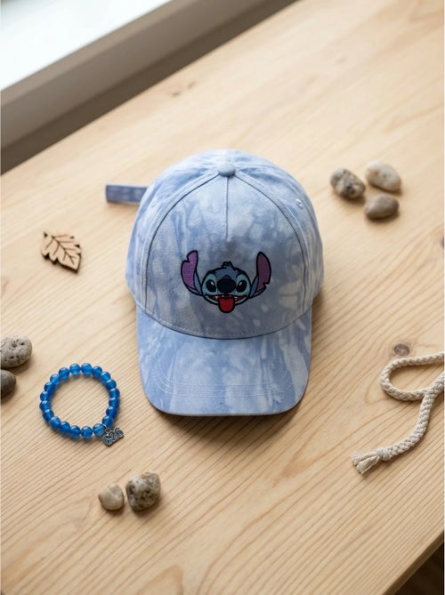 Casquette enfant réglable en coton brodé stitch disney - Kiabi