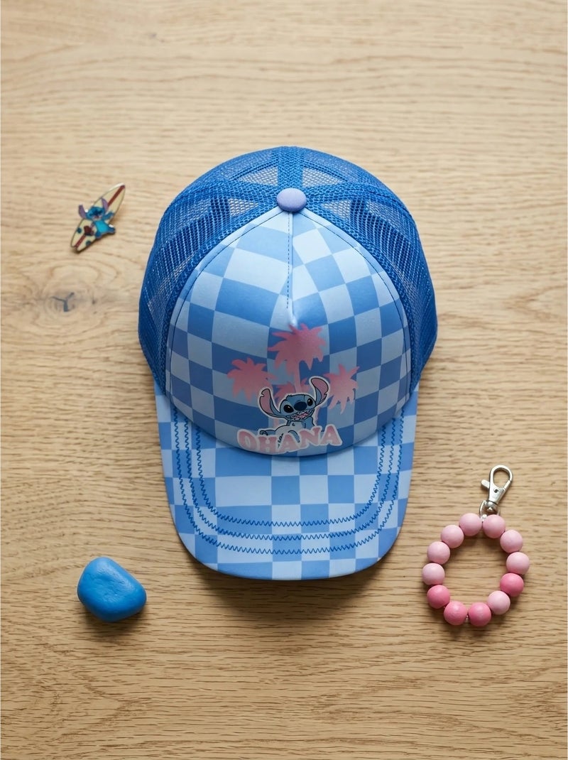 Casquette enfant réglable en polyester stitch disney Bleu - Kiabi