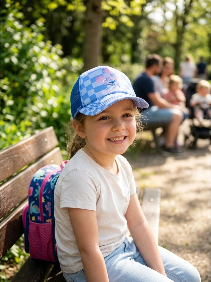 Casquette enfant réglable en polyester stitch disney Bleu - Kiabi