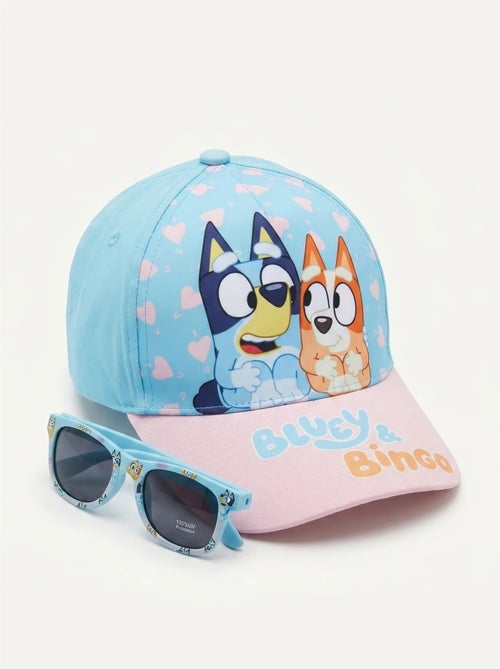 Casquette et lunettes de soleil enfant en coton Bluey BBC Studios - Kiabi