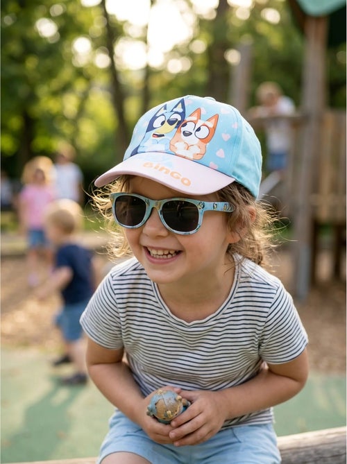 Casquette et lunettes de soleil enfant en coton Bluey BBC Studios - Kiabi