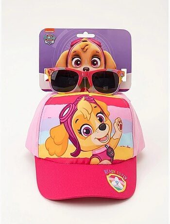 Casquette et lunettes de soleil Skye Pat' Patrouille Nickelodeon