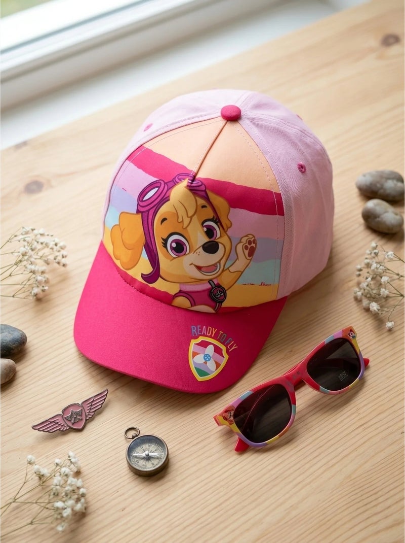 Casquette et lunettes de soleil Skye Pat' Patrouille Nickelodeon Rose - Kiabi