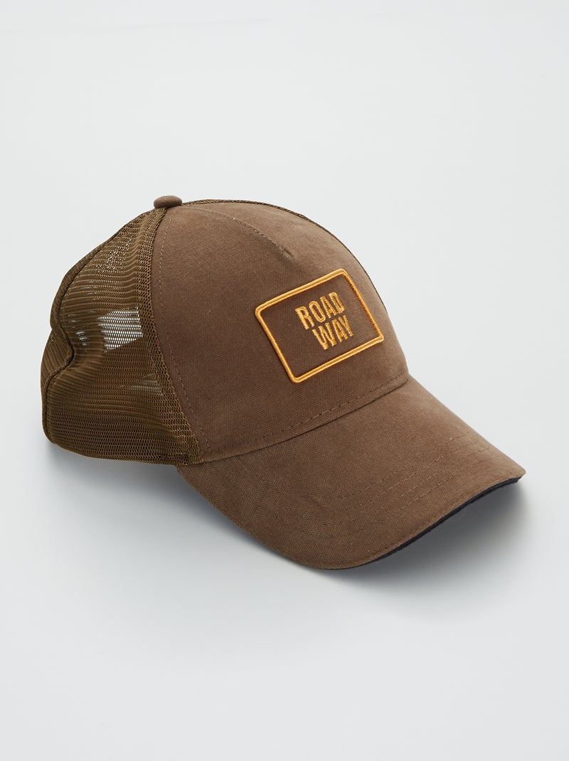 Casquette façon U.S kaki - Kiabi