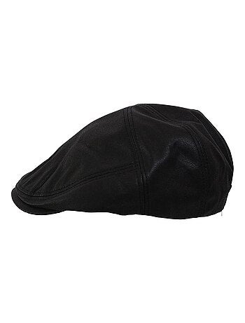 Casquette façon vieux cuir