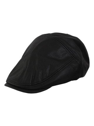 Casquette façon vieux cuir