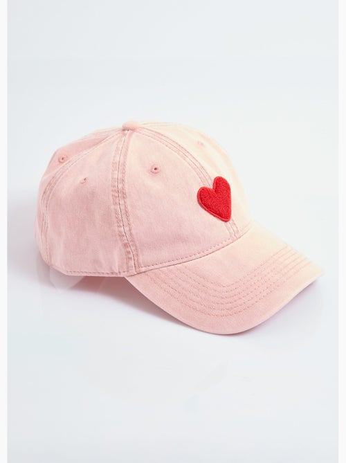 Casquette fantaisie avec broderie coeur - AFIBEL - Kiabi