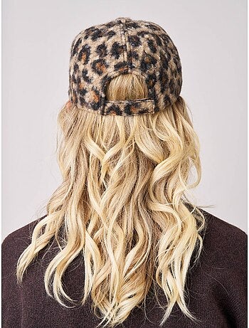 Casquette femme imprimé léopard 'Deeluxe'