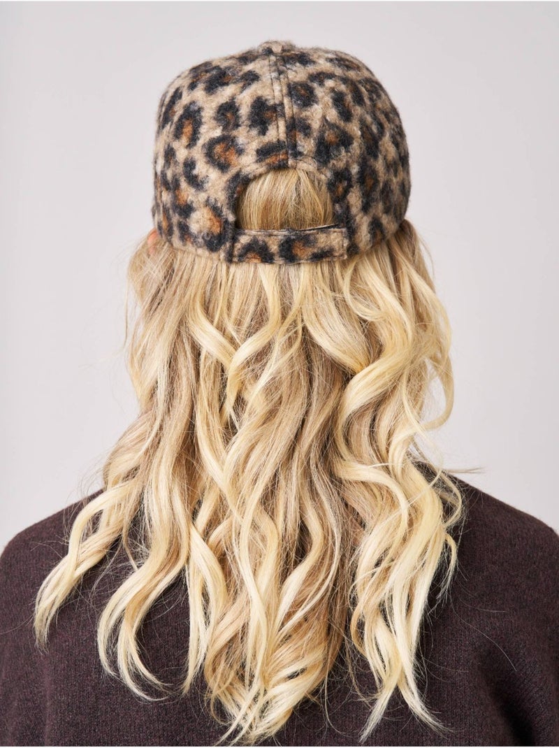Casquette femme imprimé léopard 'Deeluxe' Beige - Kiabi