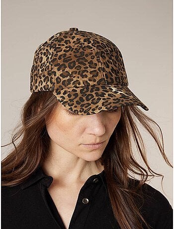 Casquette femme imprimée léopard
'Deeluxe'