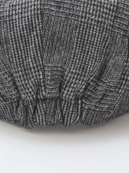 Casquette gavroche à carreaux - Kiabi