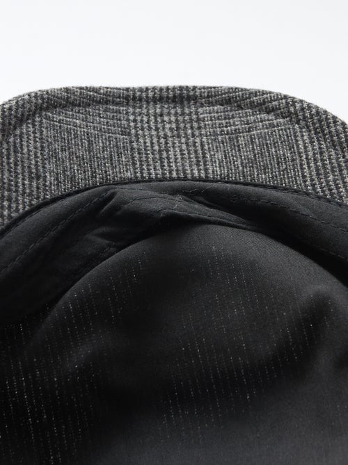 Casquette gavroche à carreaux - Kiabi