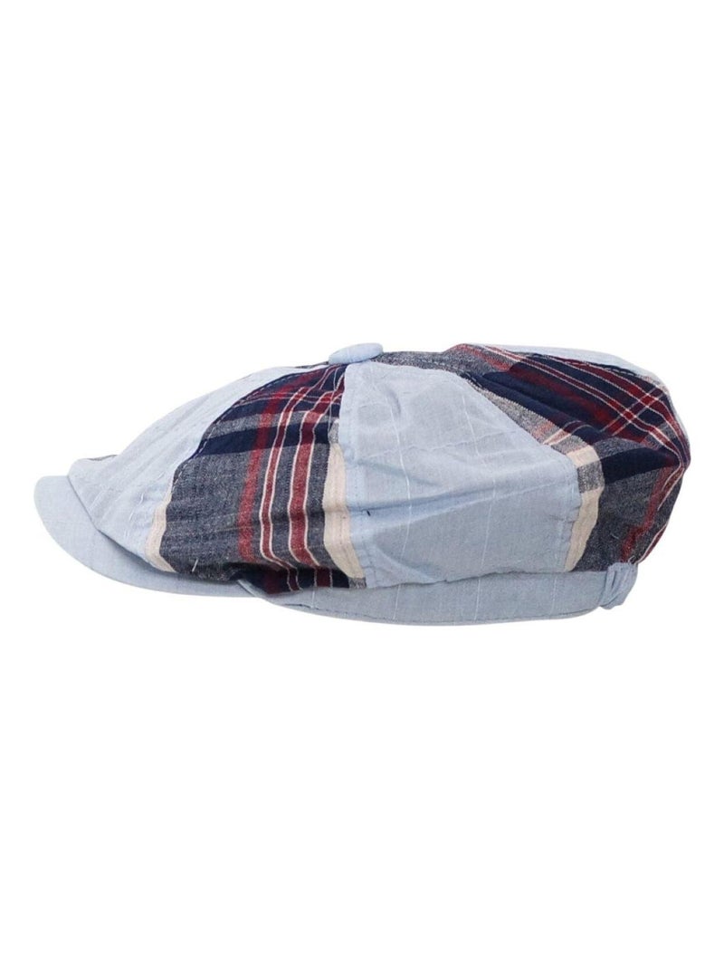 Casquette gavroche MIKE Bleu Rouge - Kiabi