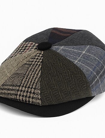 Casquette gavroche patchwork CALLUM