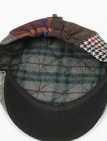 Casquette gavroche patchwork CALLUM
