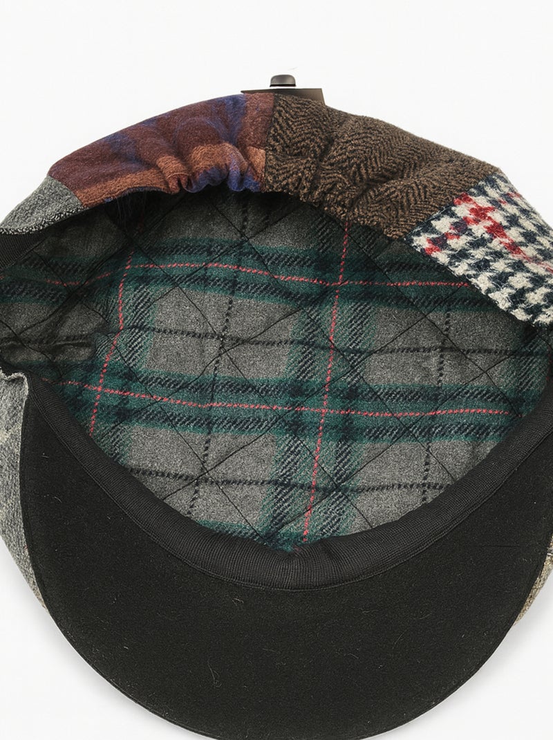 Casquette gavroche patchwork CALLUM Marron - Kiabi