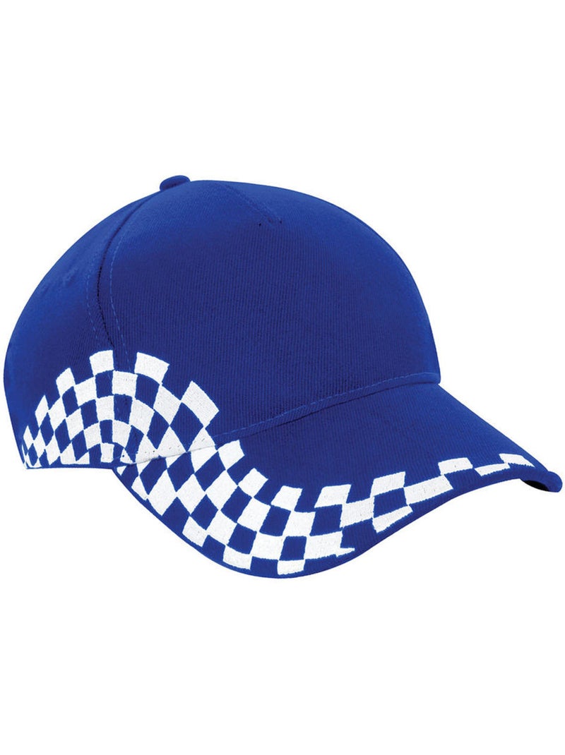 Casquette grand prix - beechfield Bleu roi - Kiabi
