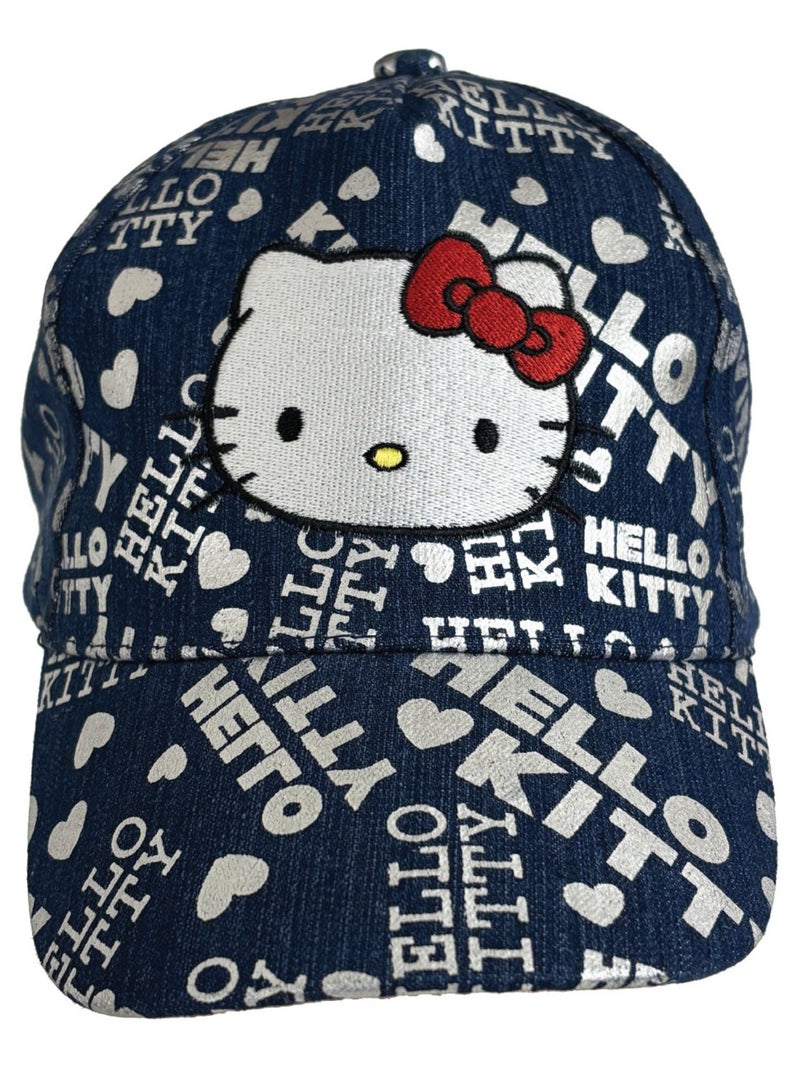 Casquette Hello Kitty Bleu denim - Kiabi