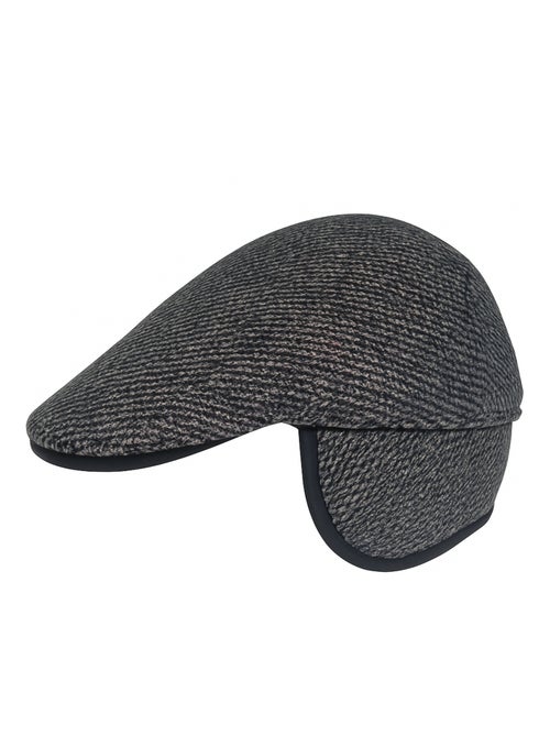 Casquette homme à carreaux avec cache-oreilles rabattables - Kiabi