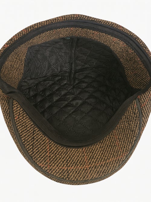 Casquette homme à carreaux avec cache-oreilles rabattables - Kiabi