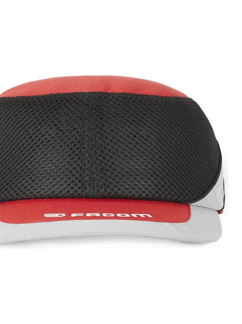 Casquette Homme avec coque de protection certifiée EN 812 Facom Rouge - Kiabi