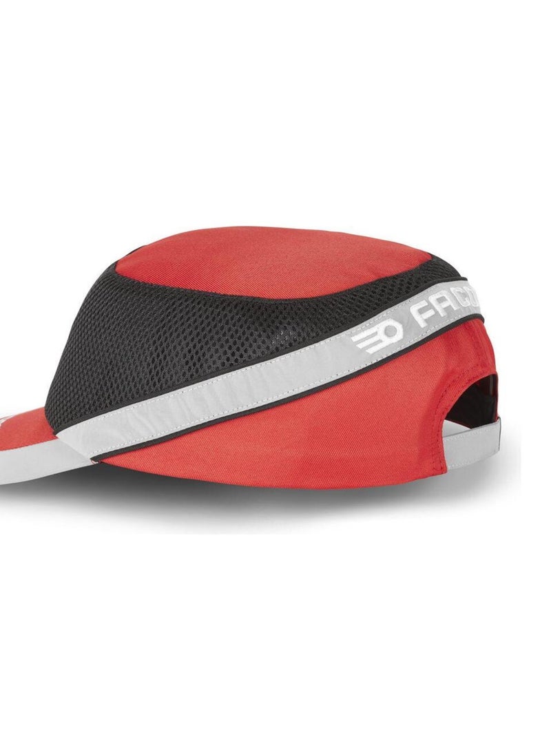 Casquette Homme avec coque de protection certifiée EN 812 Facom Rouge - Kiabi