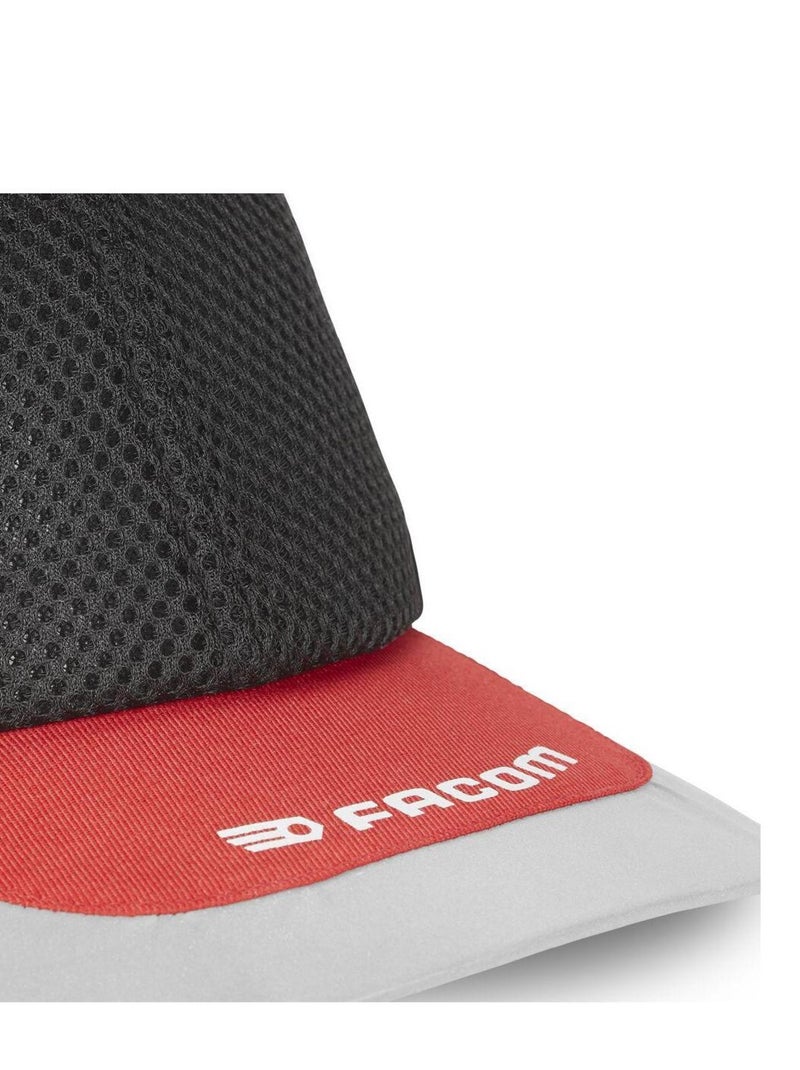 Casquette Homme avec coque de protection certifiée EN 812 Facom Rouge - Kiabi