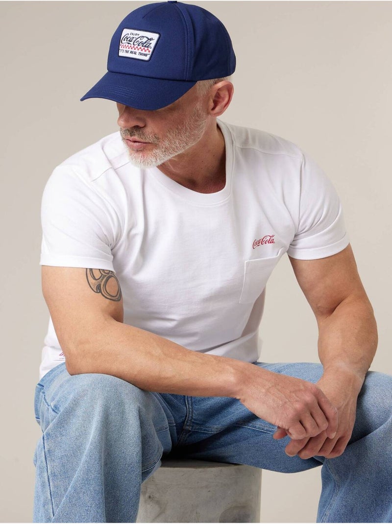 Casquette homme en 100% coton DEELUXE x COCA-COLA 'Deeluxe' Bleu marine - Kiabi