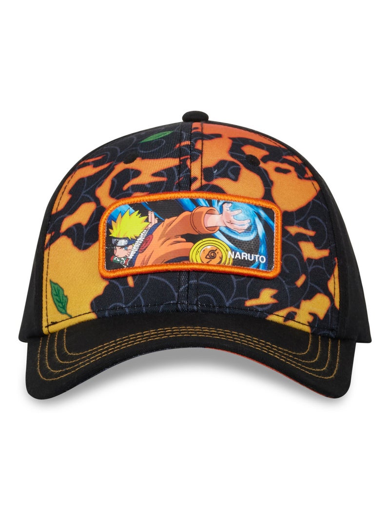 Casquette homme Naruto Classic Ninja Freegun Noir Orange clair - Kiabi