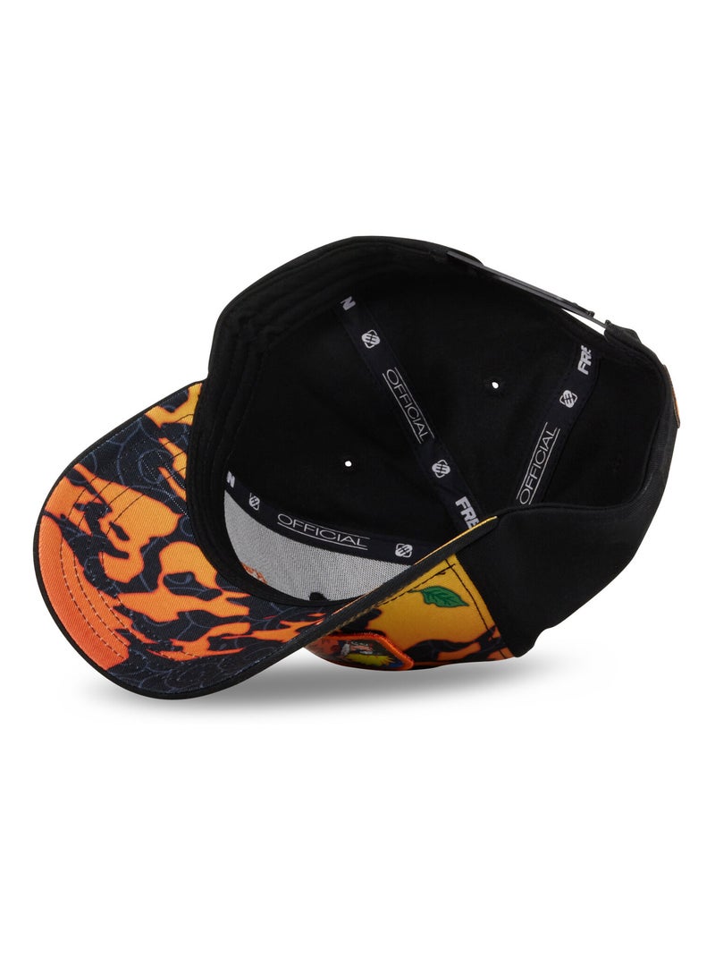 Casquette homme Naruto Classic Ninja Freegun Noir Orange clair - Kiabi