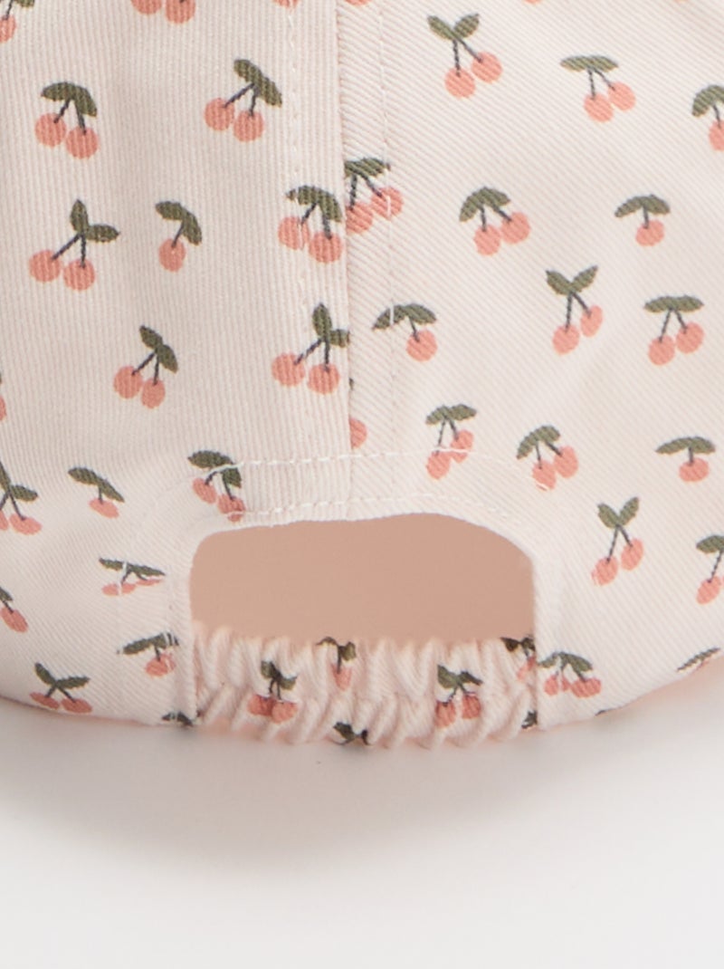 Casquette imprimé style baseball Rose - Kiabi