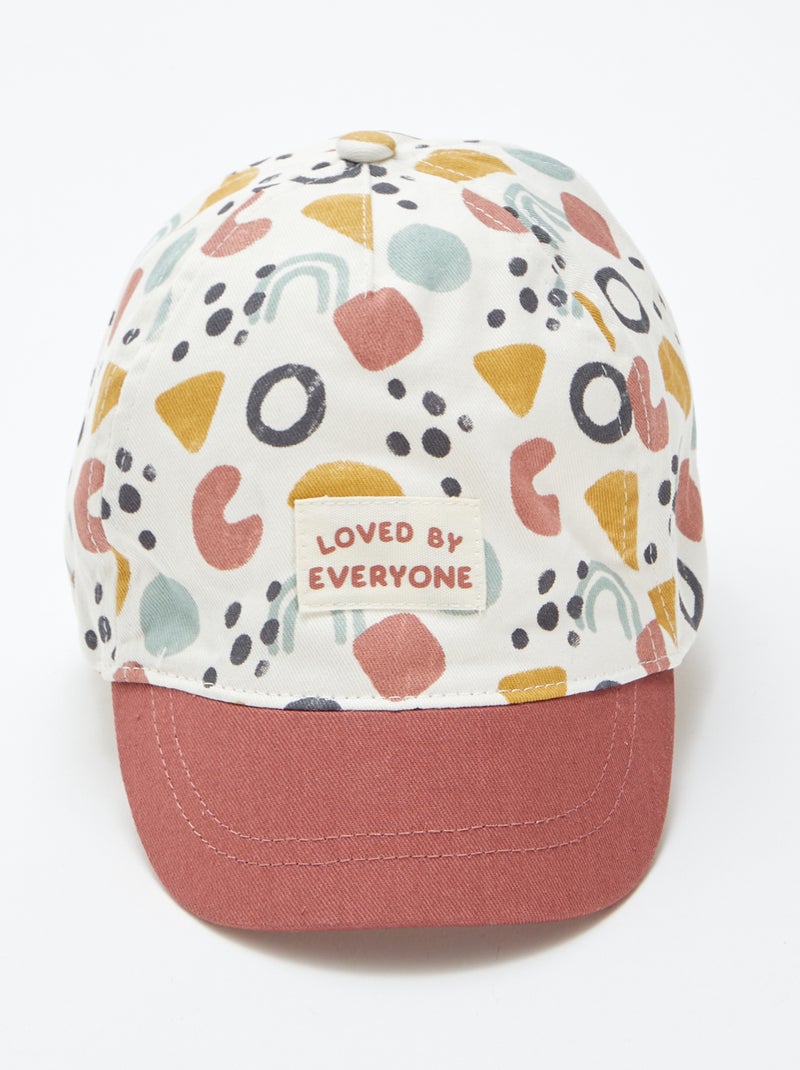 Casquette imprimée BEIGE - Kiabi