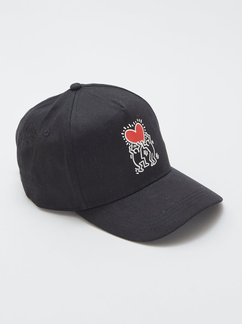 Casquette 'Keit Harring' noir - Kiabi