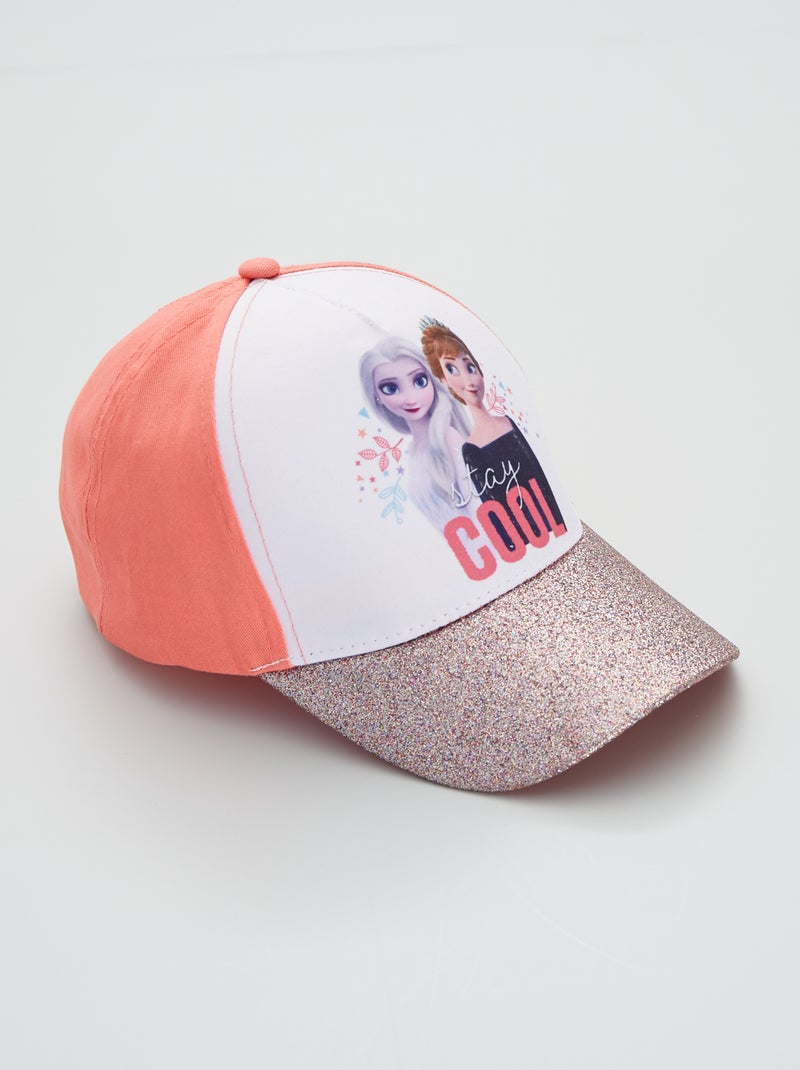 Casquette 'La Reine des Neiges' 'Disney' rose - Kiabi