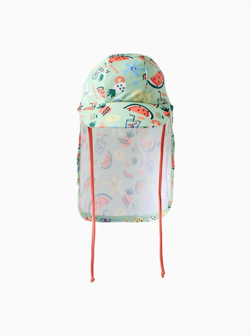 Casquette légionnaire de bain avec motif d'été - Kiabi