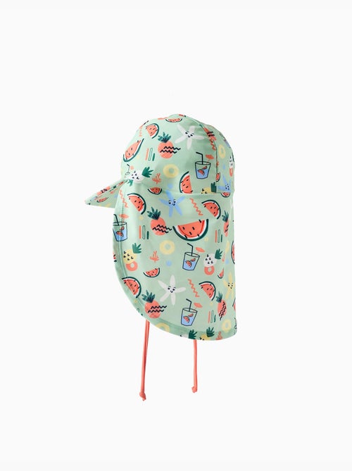 Casquette légionnaire de bain avec motif d'été - Kiabi