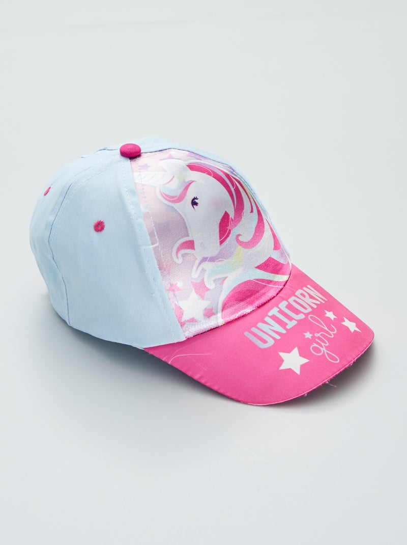 Casquette 'licorne' bleu - Kiabi