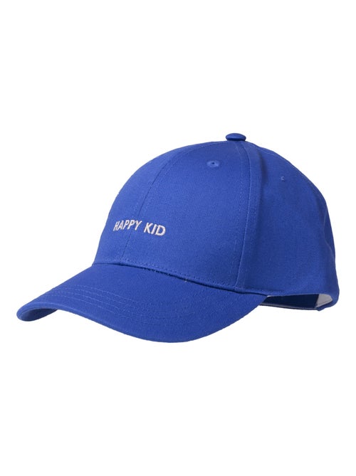 Casquette message brodé happy kid - Kiabi