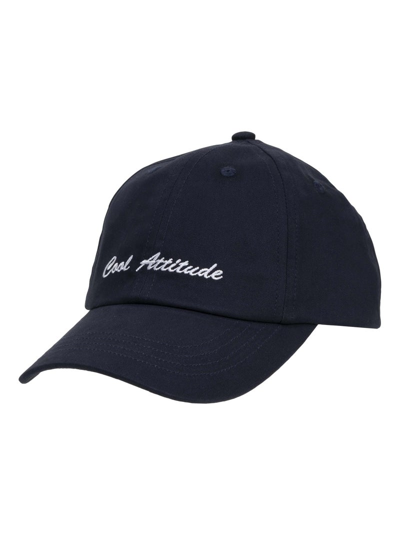 Casquette message brodé happy kid Bleu marine - Kiabi