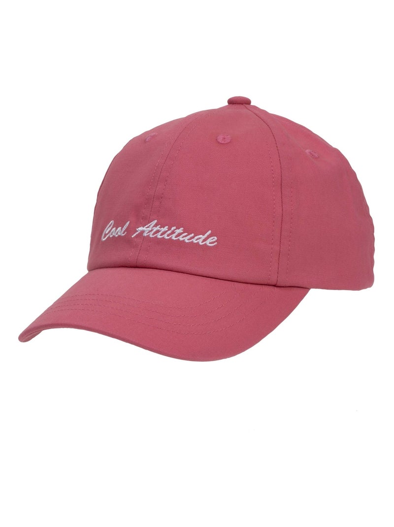 Casquette message brodé happy kid Rose - Kiabi