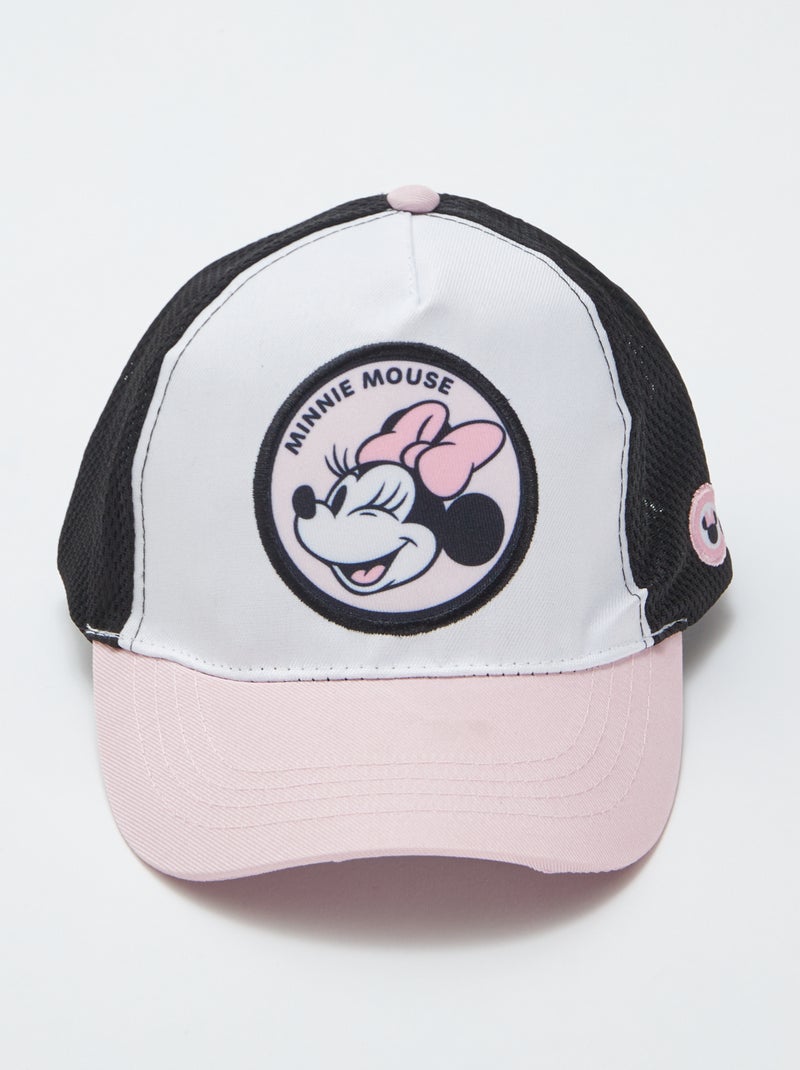 Casquette Minnie Mouse Enfant - Rose Réglable Coton Pour Fille 2-8 Ans