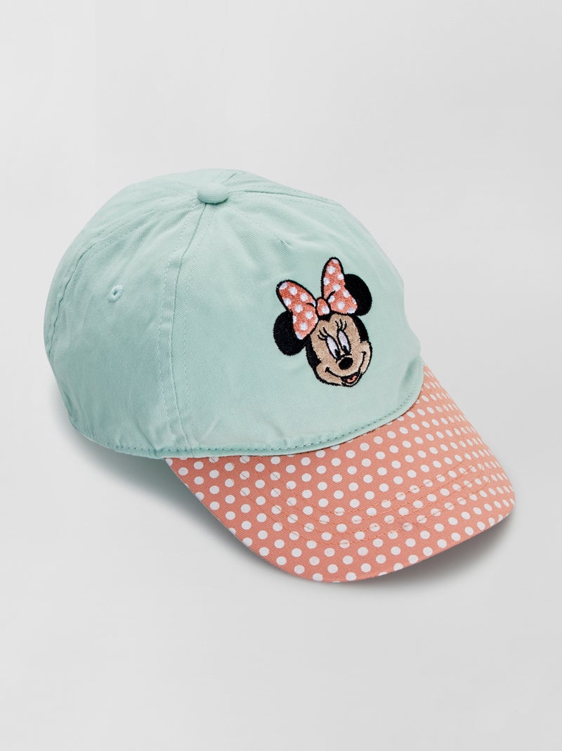Casquette 'Minnie' en toile Vert d'eau - Kiabi