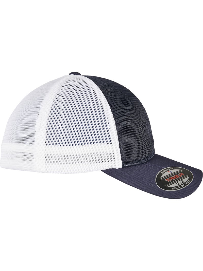 Casquette motif/style deux tons - flexfit Bleu Bleu marine Blanc - Kiabi