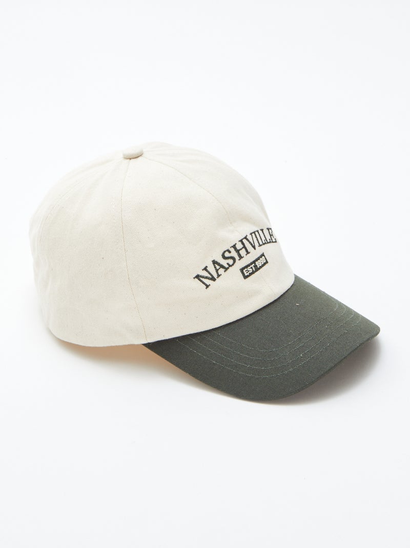 Casquette 'Nashville' Vert - Kiabi