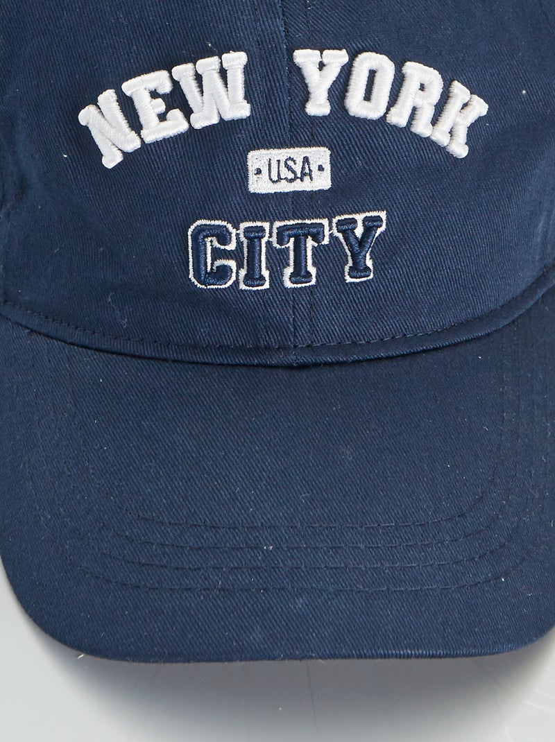 Casquette 'New York' bleu marine - Kiabi