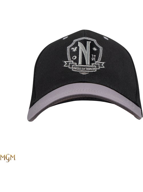 Casquette Noire Académie Nevermore - Mercredi - Kiabi