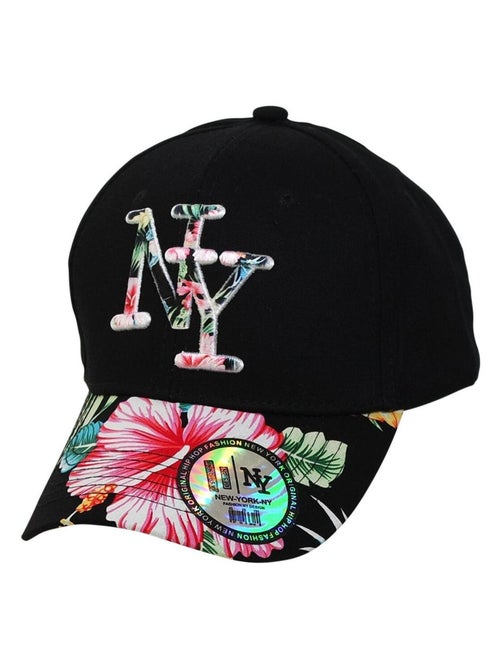 Casquette NY visière HIBISCUS - Kiabi