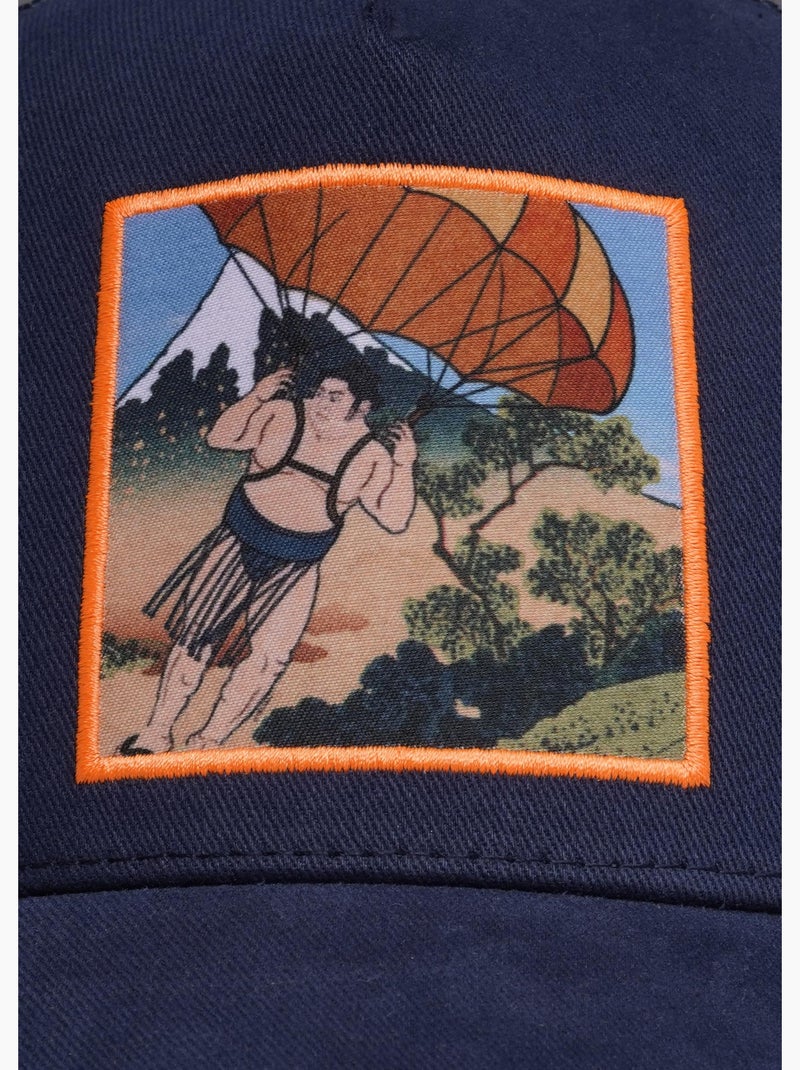 Casquette oki parachute  femme - sae paris Bleu marine - Kiabi