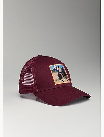 Casquette oki polo bordeaux femme - sae paris