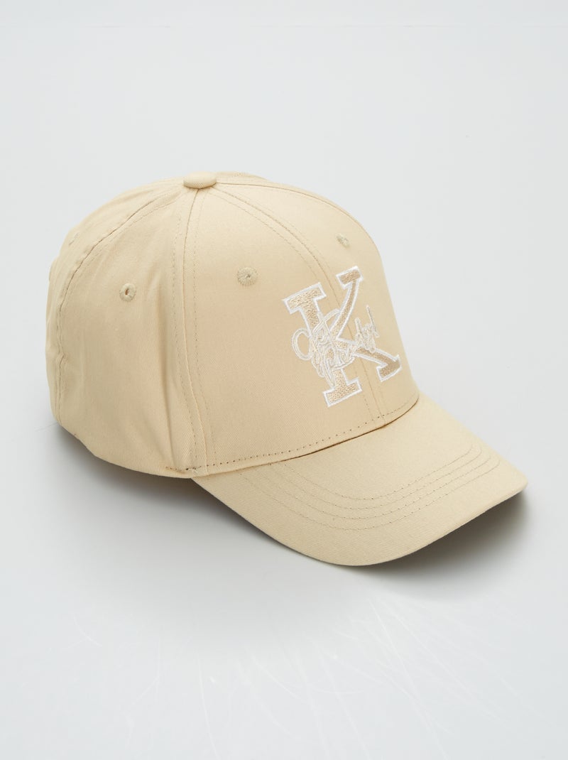 Casquette patch 'baseball' beige - Kiabi